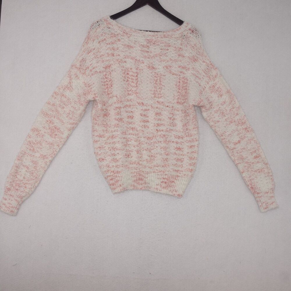 NEW Olivia Sky  Sweater Soft Cream Pink Women's Size Large - Picture 6 of 6
